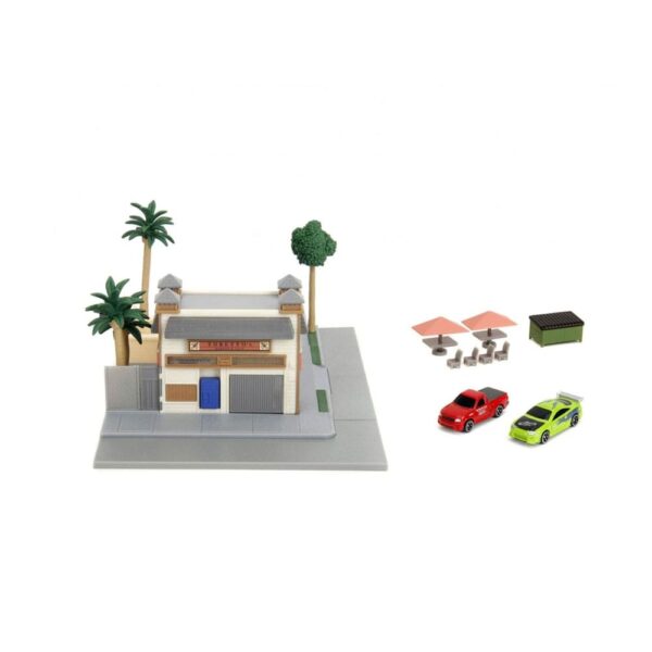 Fast & Furious Nano Metalfigs Nano Scene Toretto´s Café