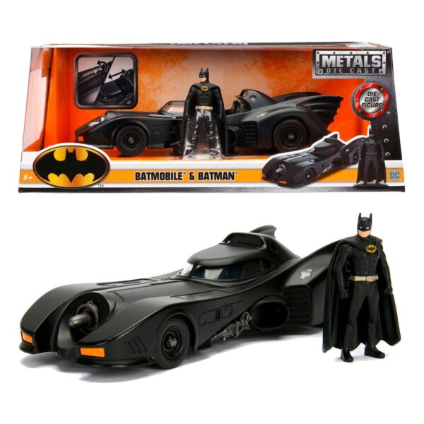 DC Comics Diecast Model 1/24 Batman 1989 Batmobile DC Comics Diecast Model 1/24 Batman 1989 Batmobile