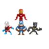 Avengers Nano Metalfigs Diecast Mini Figuras 4-Pack 6 cm
