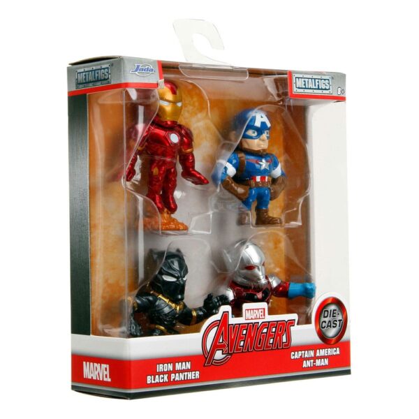 Avengers Nano Metalfigs Diecast Mini Figuras 4-Pack 6 cm