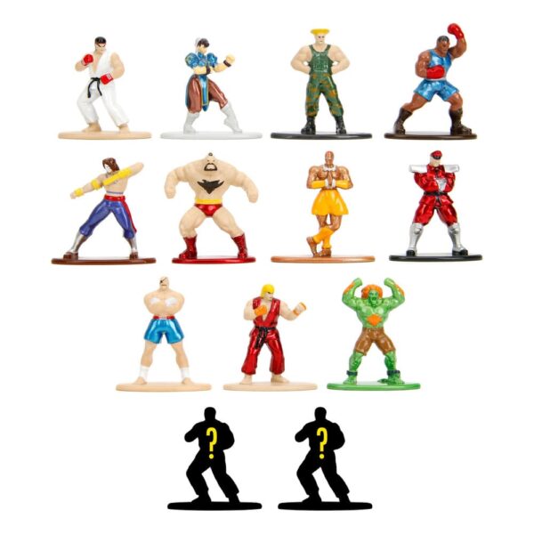 Street Fighter Nano Metalfigs Diecast Mini Figuras Display 6 cm (24)