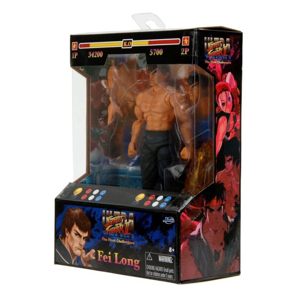 Ultra Street Fighter II: The Final Challengers Akció Figura 1/12 Fei-Long 15 cm
