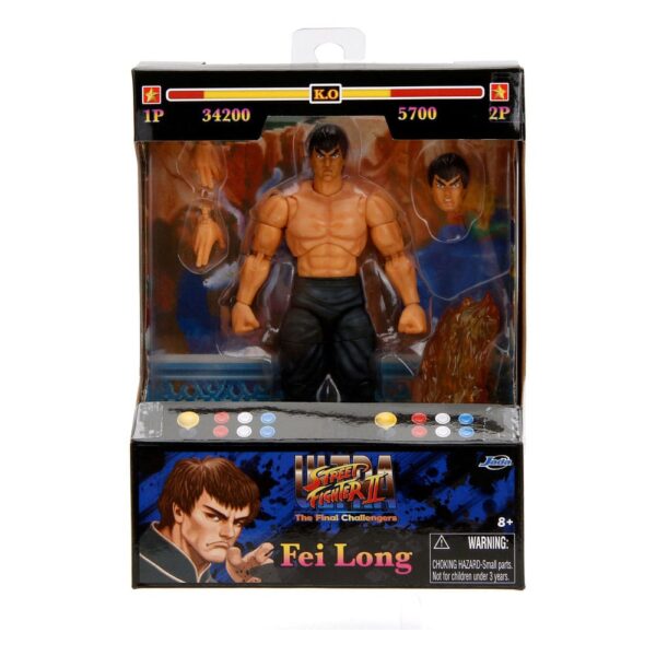 Ultra Street Fighter II: The Final Challengers Akció Figura 1/12 Fei-Long 15 cm