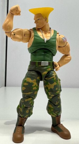 Ultra Street Fighter II: The Final Challengers Akció Figura 1/12 Guile 15 cm