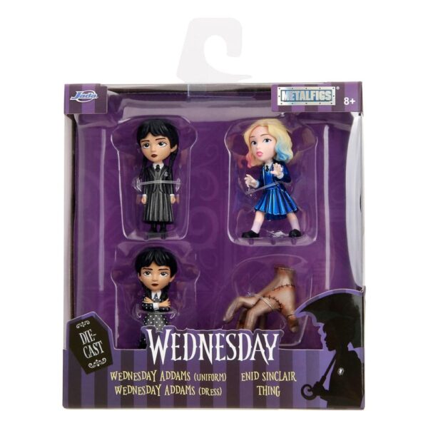 Wednesday Nano Metalfigs Diecast Mini Figuras 4-Pack Wave 1 4 cm Wednesday Nano Metalfigs Diecast Mini Figuras 4-Pack Wave 1 4 cm