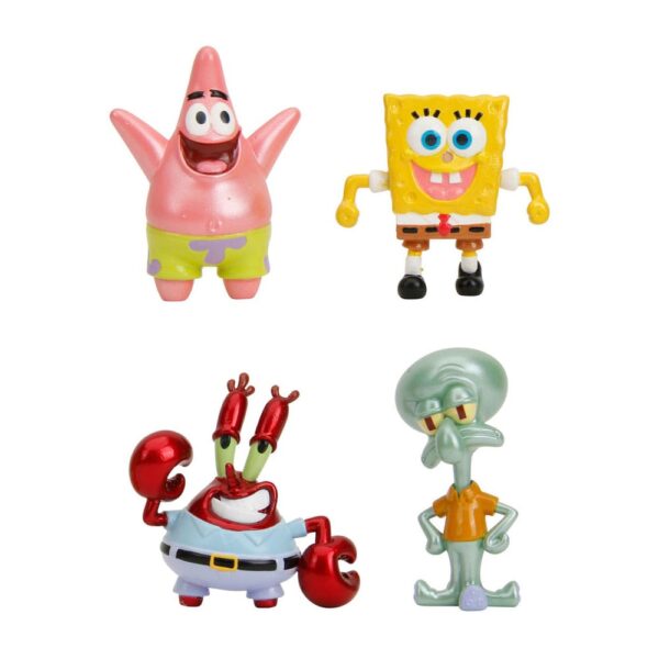 Spongebob Squarepants Nano Metalfigs Diecast Mini Figuras 4-Pack Wave 1 4 cm Spongebob Squarepants Nano Metalfigs Diecast Mini Figuras 4-Pack Wave 1 4 cm