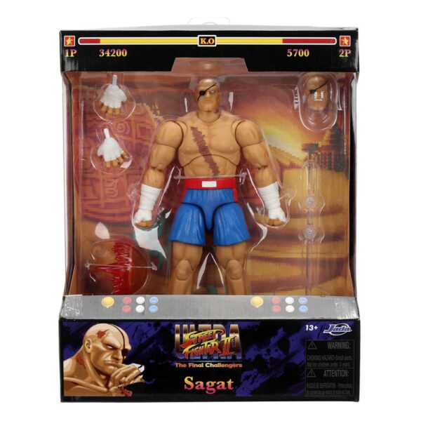 Ultra Street Fighter II: The Final Challengers Akció Figura 1/12 Sagat 19 cm