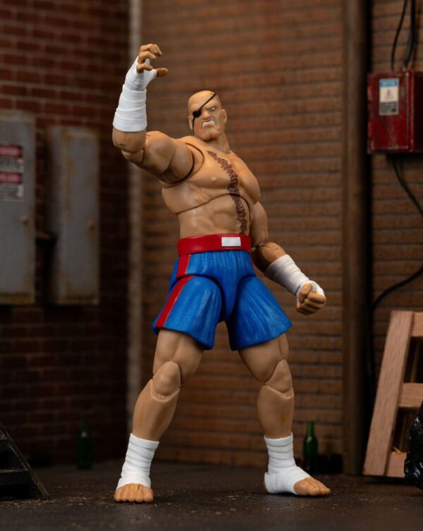 Ultra Street Fighter II: The Final Challengers Akció Figura 1/12 Sagat 19 cm