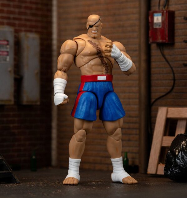 Ultra Street Fighter II: The Final Challengers Akció Figura 1/12 Sagat 19 cm