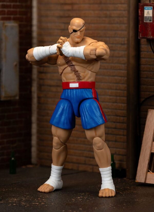 Ultra Street Fighter II: The Final Challengers Akció Figura 1/12 Sagat 19 cm