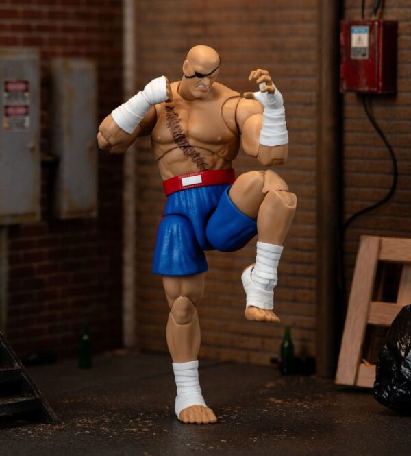 Ultra Street Fighter II: The Final Challengers Akció Figura 1/12 Sagat 19 cm