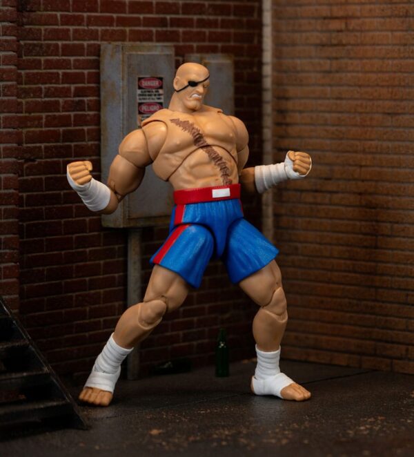 Ultra Street Fighter II: The Final Challengers Akció Figura 1/12 Sagat 19 cm
