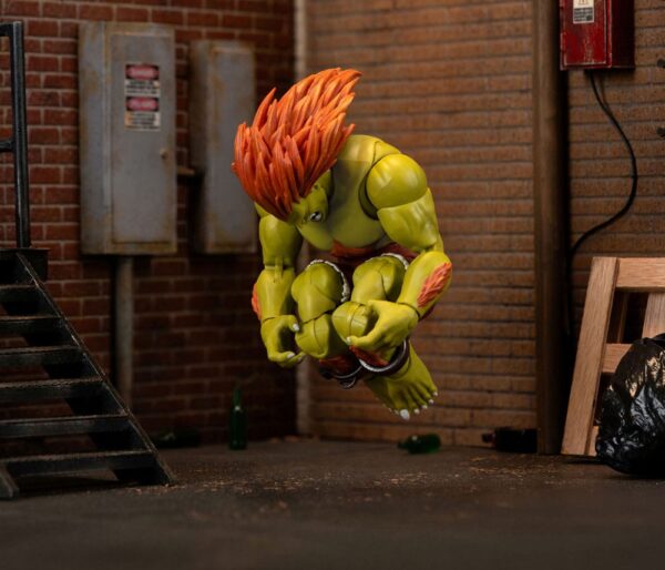 Ultra Street Fighter II: The Final Challengers Akció Figura 1/12 Blanka 19 cm