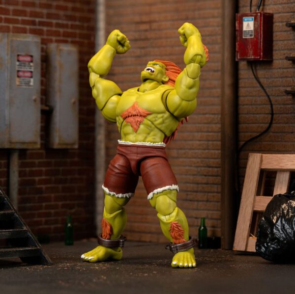 Ultra Street Fighter II: The Final Challengers Akció Figura 1/12 Blanka 19 cm