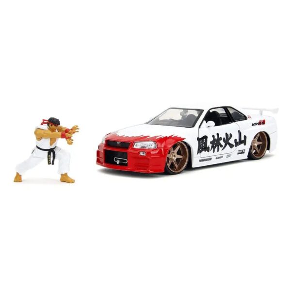 Street Fighter Diecast Model 1/24 Nissan Skyline GTR