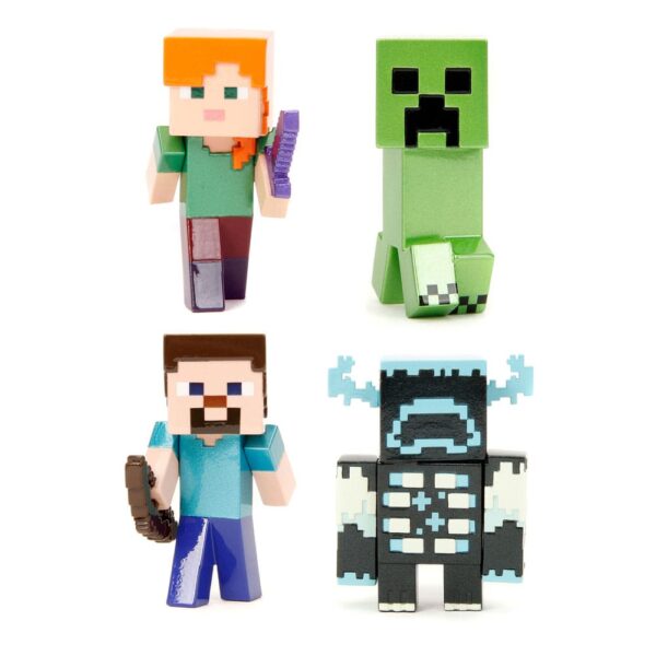 Minecraft Nano Metalfigs Diecast Mini Figuras 6 cm Assortment (12)