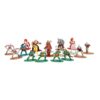 Teenage Mutant Ninja Turtles Nano Metalfigs Diecast Mini Figuras 18-Pack Wave 2 4 cm