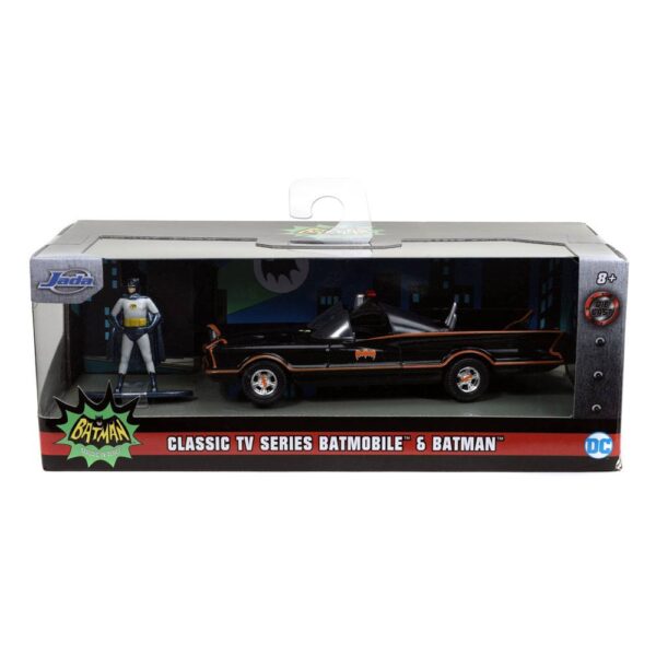 Batman Classic TV Series Diecast Model 1/32 1966 Classic Batmobile with Figura