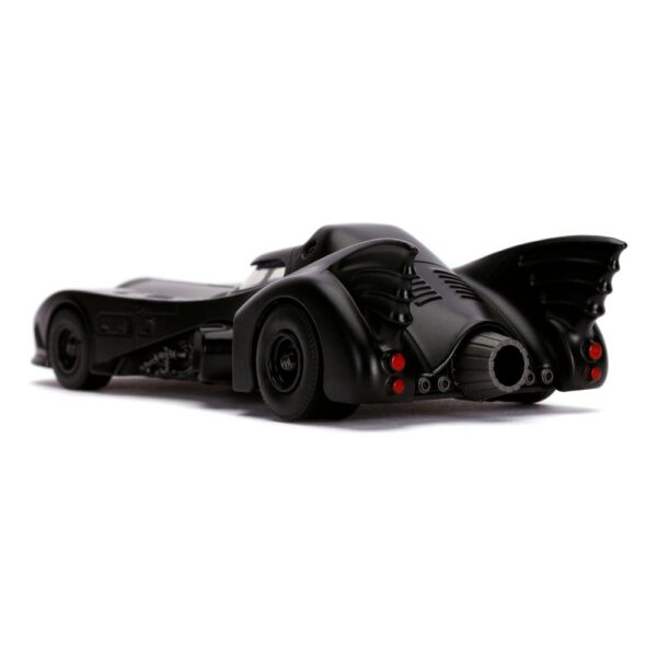Batman 1989 Hollywood Rides Diecast Model 1/32 1989 Batmobile with Figura