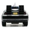 Back to the Future III Hollywood Rides Diecast Model 1/32 DeLorean Time Machine Free Rolling