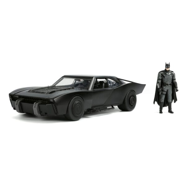 Batman 2022 Hollywood Rides Diecast Model 1/18 2022 Batmobile with Figura