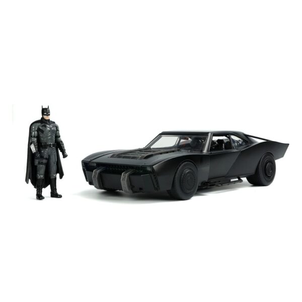 Batman 2022 Hollywood Rides Diecast Model 1/18 2022 Batmobile with Figura