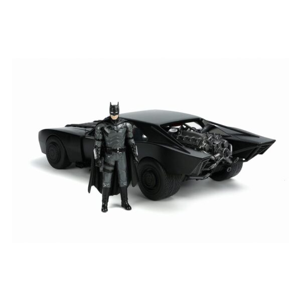 Batman 2022 Hollywood Rides Diecast Model 1/18 2022 Batmobile with Figura