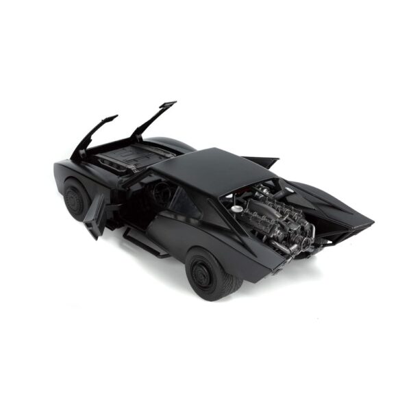 Batman 2022 Hollywood Rides Diecast Model 1/18 2022 Batmobile with Figura