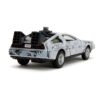 Back to the Future Hollywood Rides Diecast Model 1/32 DeLorean Time Machine Frost