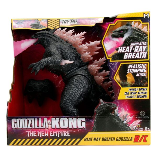 Godzilla x Kong: The New Empire Jármű RC 1/12 Heat-Ray Breath Godzilla 63 cm