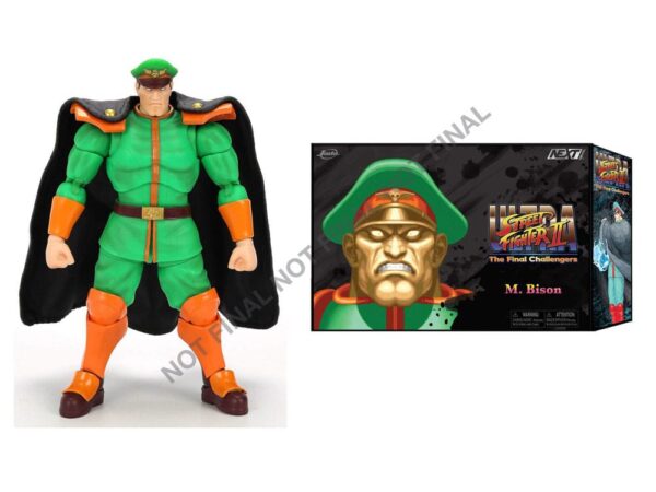 Ultra Street Fighter II: The Final Challengers Akció Figura 1/12 M. Bison Deluxe 15 cm