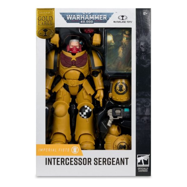 Warhammer 40,000 Akció Figura Intercessor Sergeant (Imperial Fist) (Gold Label) 18 cm