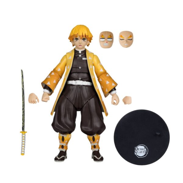 Demon Slayer: Kimetsu no Yaiba Akció Figura Zenitsu Agatsuma Plantinum Edition 15 cm