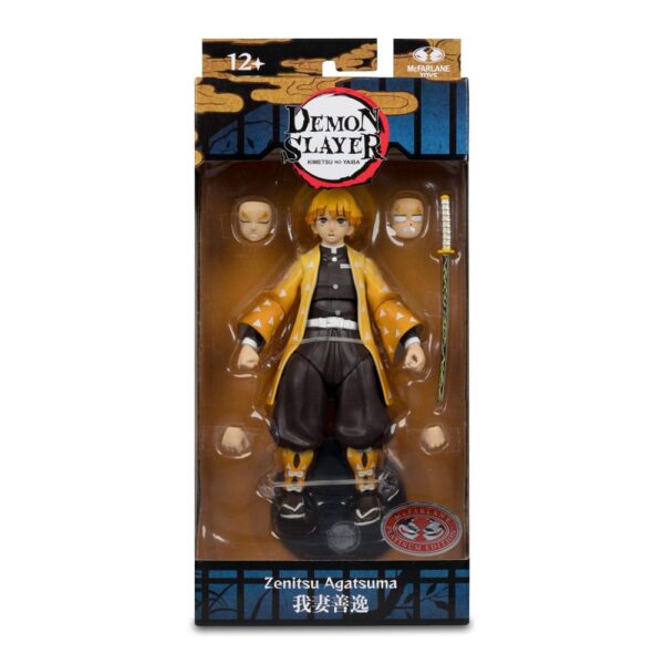 Demon Slayer: Kimetsu no Yaiba Akció Figura Zenitsu Agatsuma Plantinum Edition 15 cm