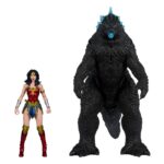 DC Justice League Monsterverse DC Multiverse Akció Figuras 2-Pack Wonder Woman Vs. Atomic Blast Godzilla 18 cm