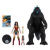 DC Justice League Monsterverse DC Multiverse Akció Figuras 2-Pack Wonder Woman Vs. Atomic Blast Godzilla 18 cm
