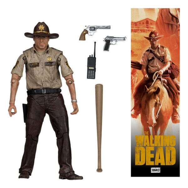The Walking Dead  Akció Figura Rick Grimes (Season 1) 15 cm