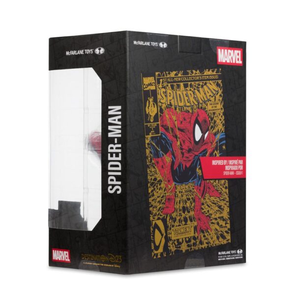 Marvel Collection PVC Szobor 1/6 Spider-Man (Spider-Man # 1) (Gold Edition) (Gold Label) 15 cm Marvel Collection PVC Szobor 1/6 Spider-Man (Spider-Man # 1) (Gold Edition) (Gold Label) 15 cm