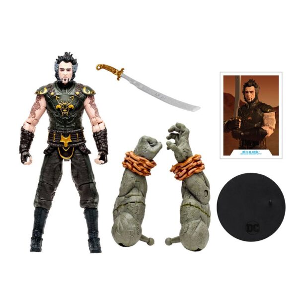 DC Gaming Build A Akció Figura Ra's Al Ghul (Arkham City) 18 cm