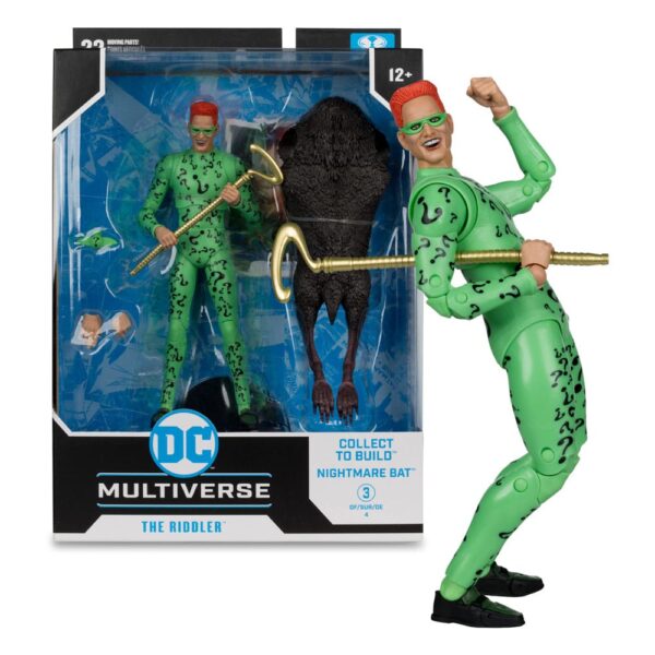 DC Build A Megafig Akció Figura Batman Forever The Riddler (Gold Label) 18 cm