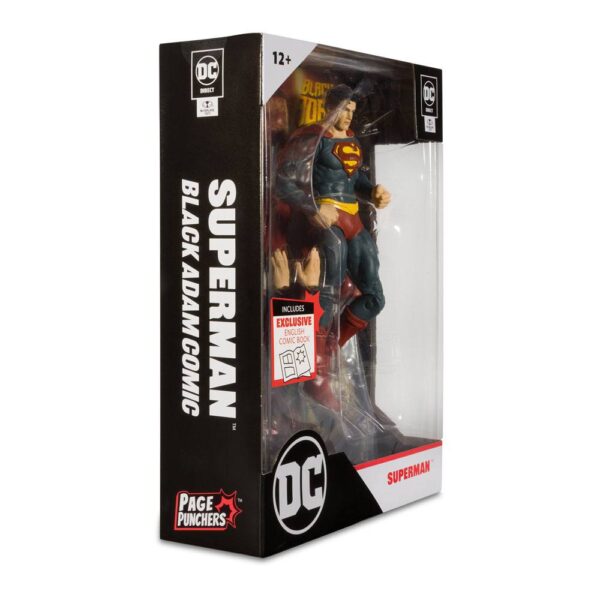 DC Black Adam Page Punchers Akció Figura Superman 18 cm