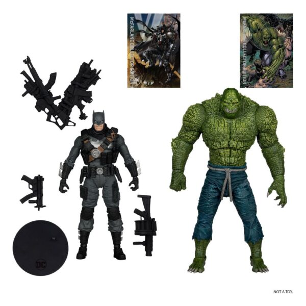 DC Multiverse McFarlane Collector Edition Akció Figura 2-Pack #03 Batman vs. Killer Croc 18 cm
