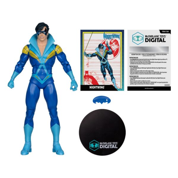 DC Direct McFarlane Toys Digital Akció Figura Nightwing (Teen Titans) 18 cm