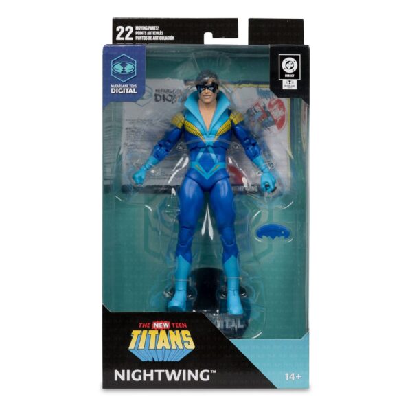 DC Direct McFarlane Toys Digital Akció Figura Nightwing (Teen Titans) 18 cm