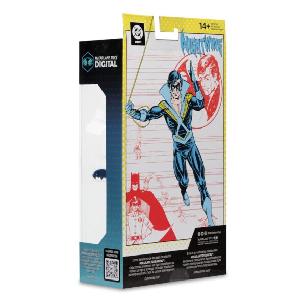 DC Direct McFarlane Toys Digital Akció Figura Nightwing (Teen Titans) 18 cm
