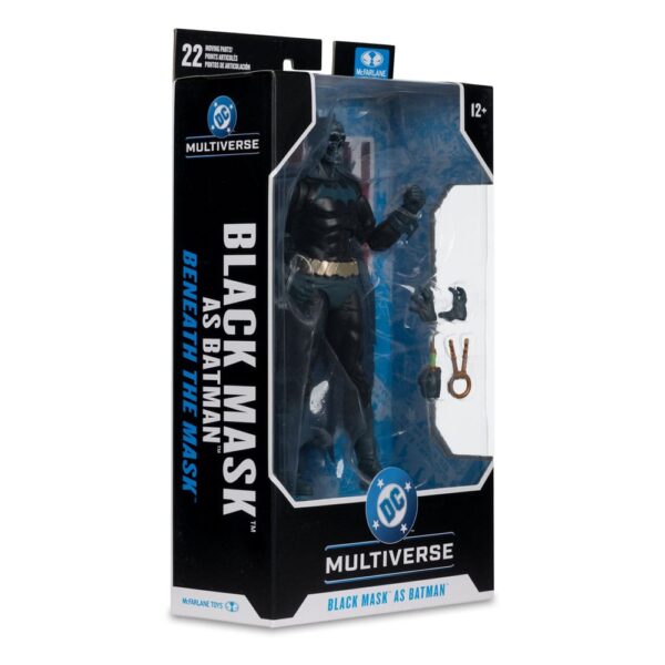 DC Multiverse Akció Figura Black Mask as Batman (Beneath the Mask) 18 cm