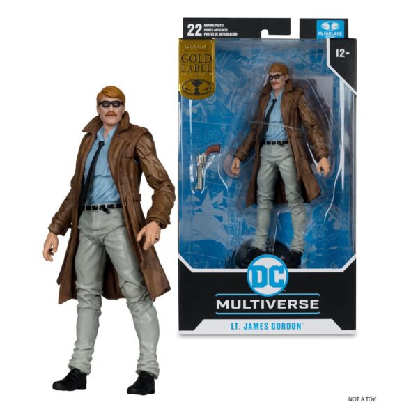 Batman Year One (Part 4) DC Multiverse Akció Figura Lt. James Gordon (Gold Label) 18 cm