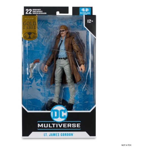 Batman Year One (Part 4) DC Multiverse Akció Figura Lt. James Gordon (Gold Label) 18 cm