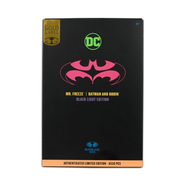 Batman & Robin DC Multiverse Akció Figura Mr. Freeze (Black Light Edition) (Gold Label) 18 cm