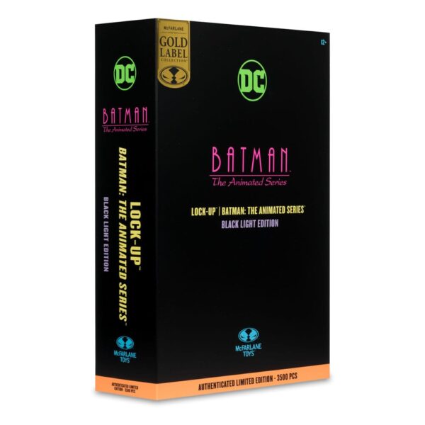 Batman: The Animated Series DC Direct Build-A Akció Figuras Wave 5 Lock-Up Black Light Edition (Gold Label) 15 cm